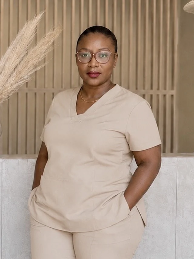 Mbali Ngema, nail technician at SALT Beauty Bar