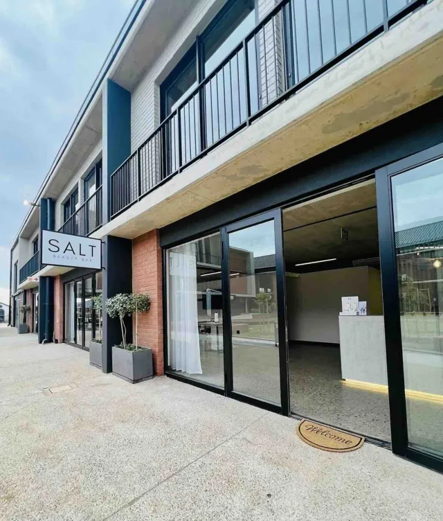 The SALT Beauty Bar entrance at InsideOut Village
